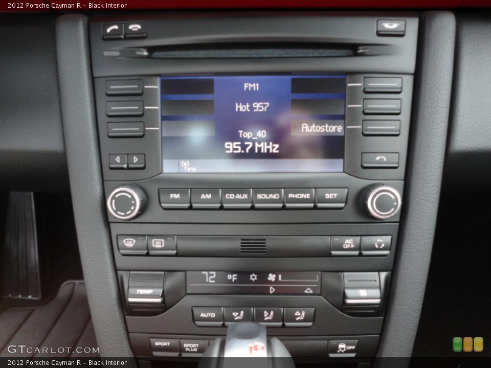 Black Interior Controls for the 2012 Porsche Cayman R #60267011