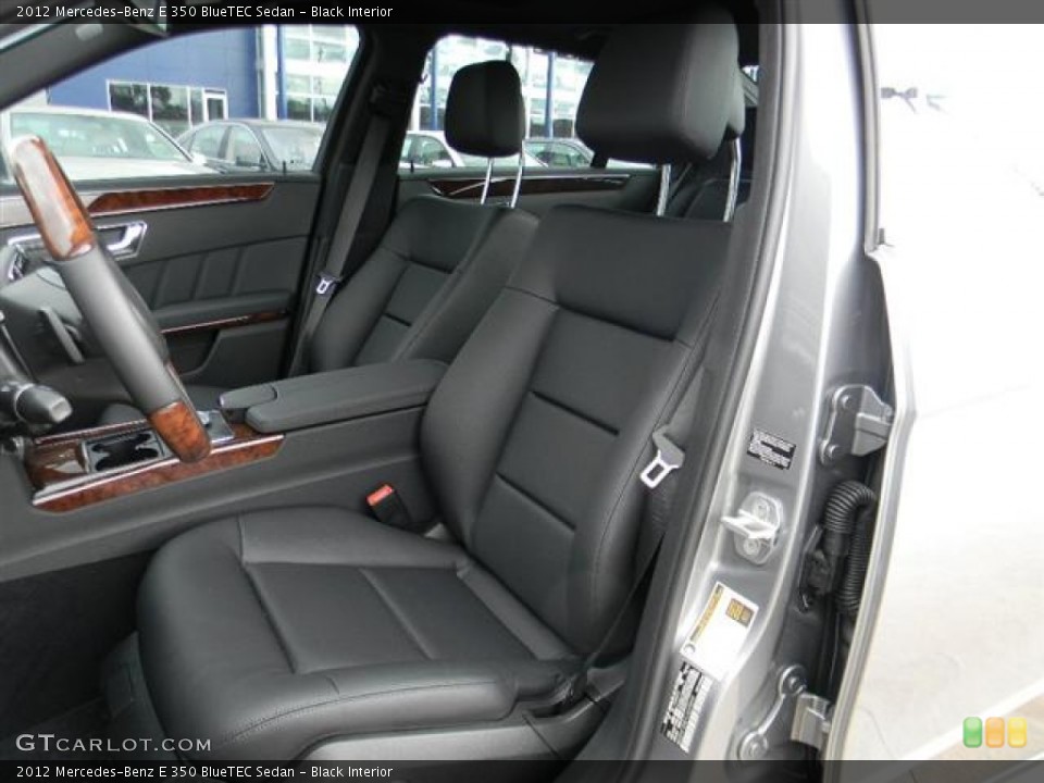 Black Interior Photo for the 2012 Mercedes-Benz E 350 BlueTEC Sedan #60267089