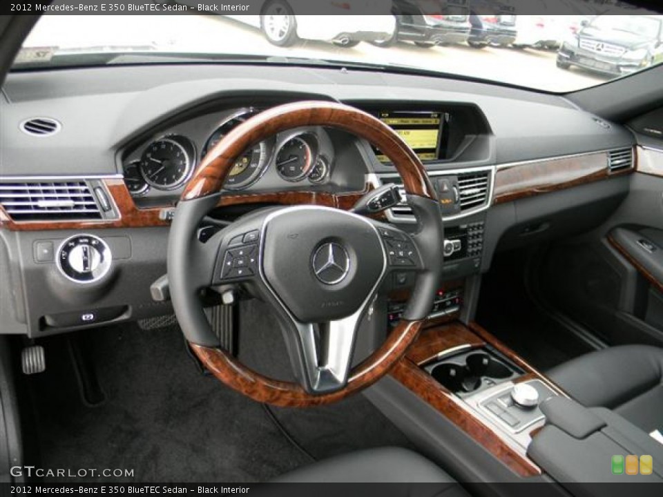 Black Interior Prime Interior for the 2012 Mercedes-Benz E 350 BlueTEC Sedan #60267098