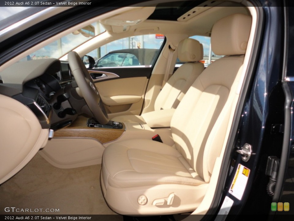 Velvet Beige Interior Photo for the 2012 Audi A6 2.0T Sedan #60267140
