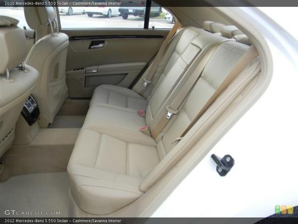 Cashmere/Savanna Interior Photo for the 2012 Mercedes-Benz S 550 Sedan #60267243