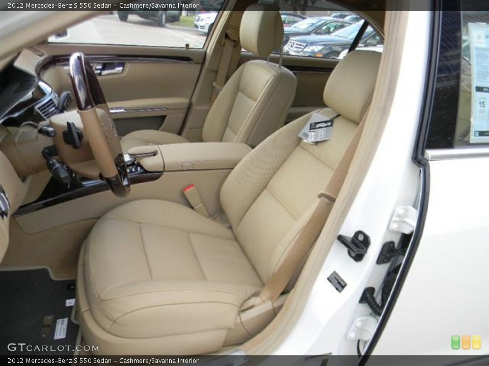 Cashmere/Savanna Interior Photo for the 2012 Mercedes-Benz S 550 Sedan #60267254