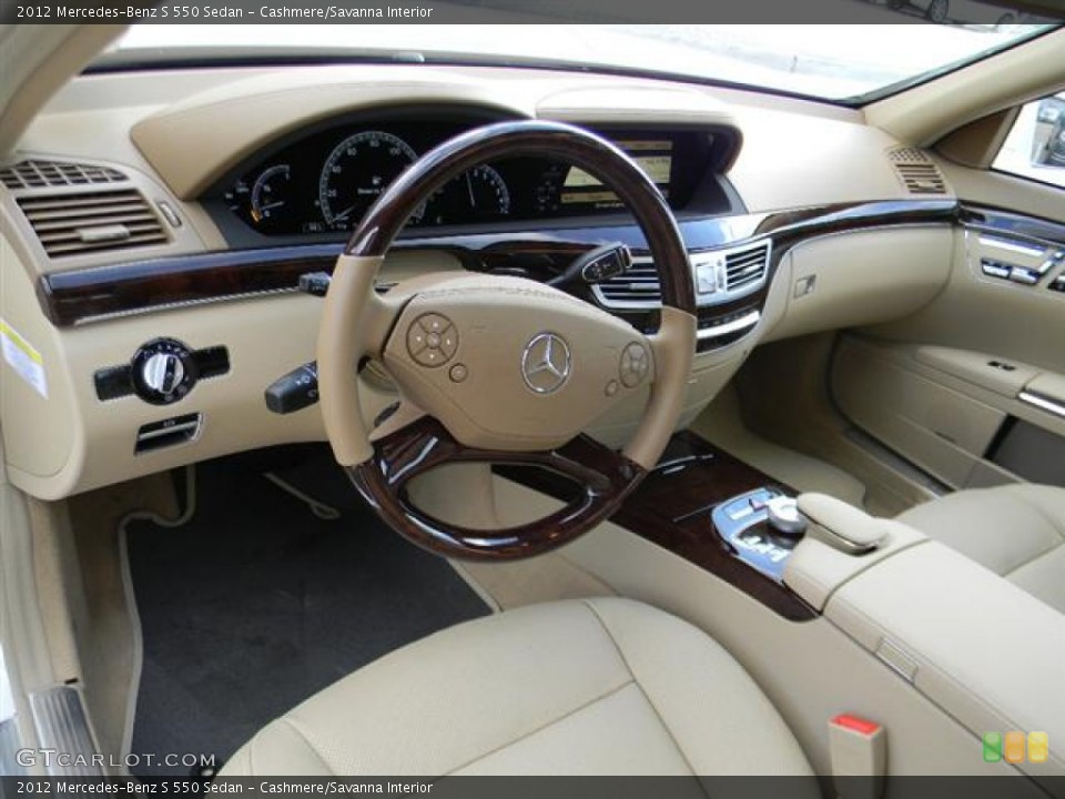 Cashmere/Savanna Interior Prime Interior for the 2012 Mercedes-Benz S 550 Sedan #60267263