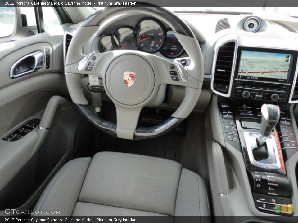 Platinum Grey Interior Dashboard for the 2012 Porsche Cayenne  #60267469