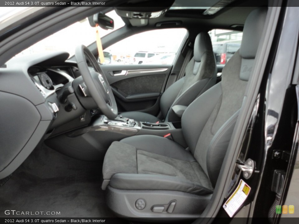 Black/Black Interior Photo for the 2012 Audi S4 3.0T quattro Sedan #60267611