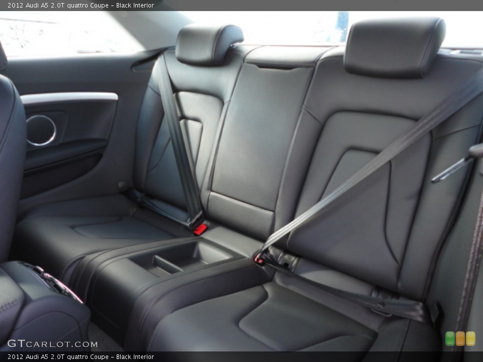Black Interior Rear Seat for the 2012 Audi A5 2.0T quattro Coupe #60267773