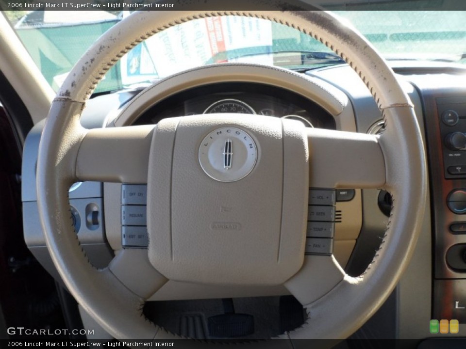Light Parchment Interior Steering Wheel for the 2006 Lincoln Mark LT SuperCrew #60270863