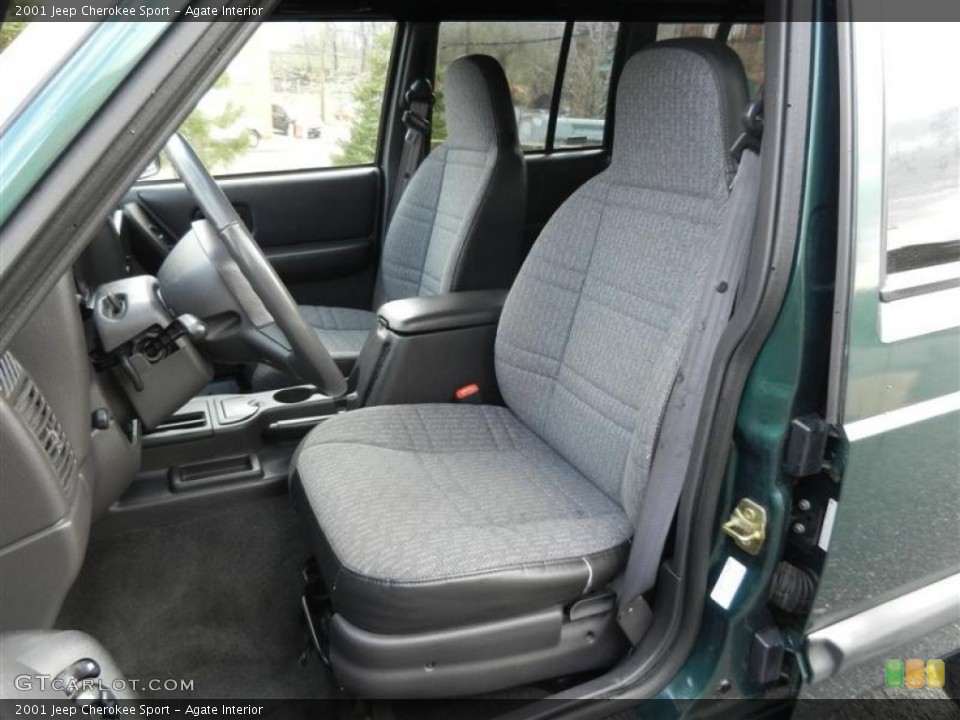 Agate Interior Front Seat for the 2001 Jeep Cherokee Sport #60272545