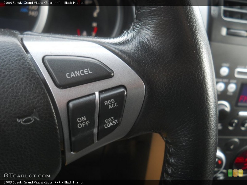 Black Interior Controls for the 2009 Suzuki Grand Vitara XSport 4x4 #60275687