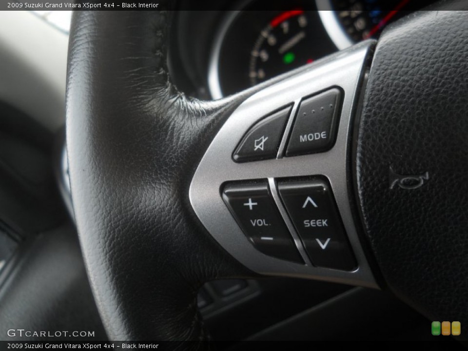 Black Interior Controls for the 2009 Suzuki Grand Vitara XSport 4x4 #60275804