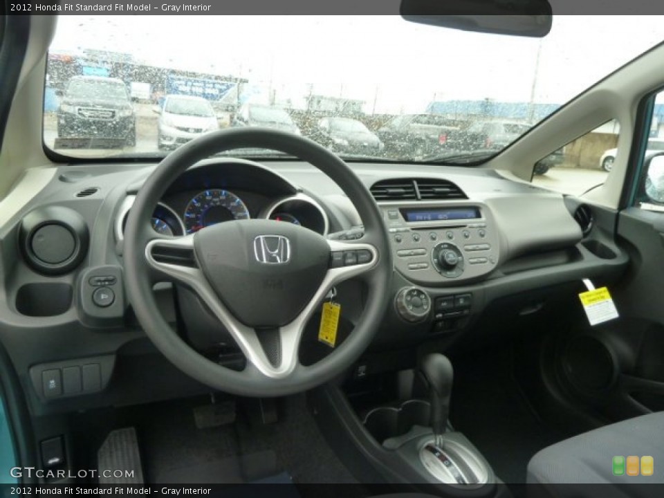 Gray Interior Dashboard for the 2012 Honda Fit  #60277454