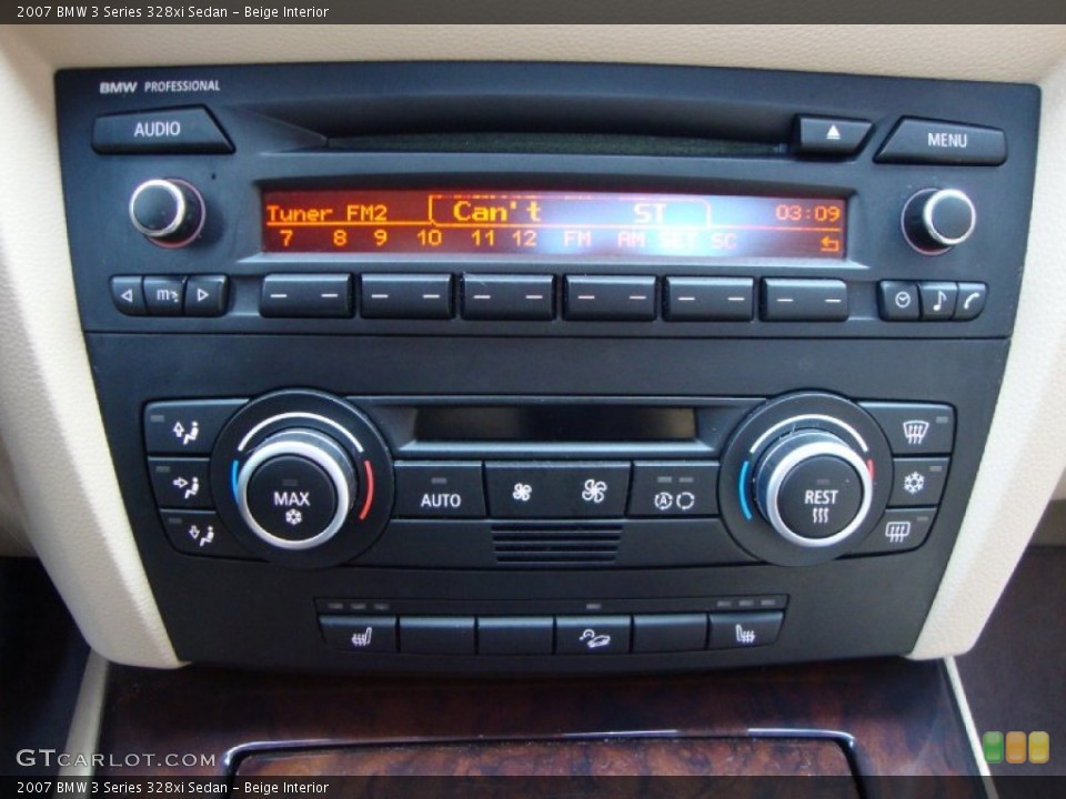 Beige Interior Controls for the 2007 BMW 3 Series 328xi Sedan #60278252