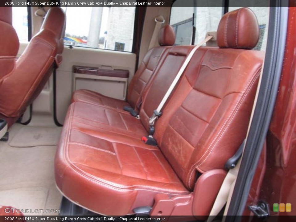Chaparral Leather Interior Photo for the 2008 Ford F450 Super Duty King Ranch Crew Cab 4x4 Dually #60280881