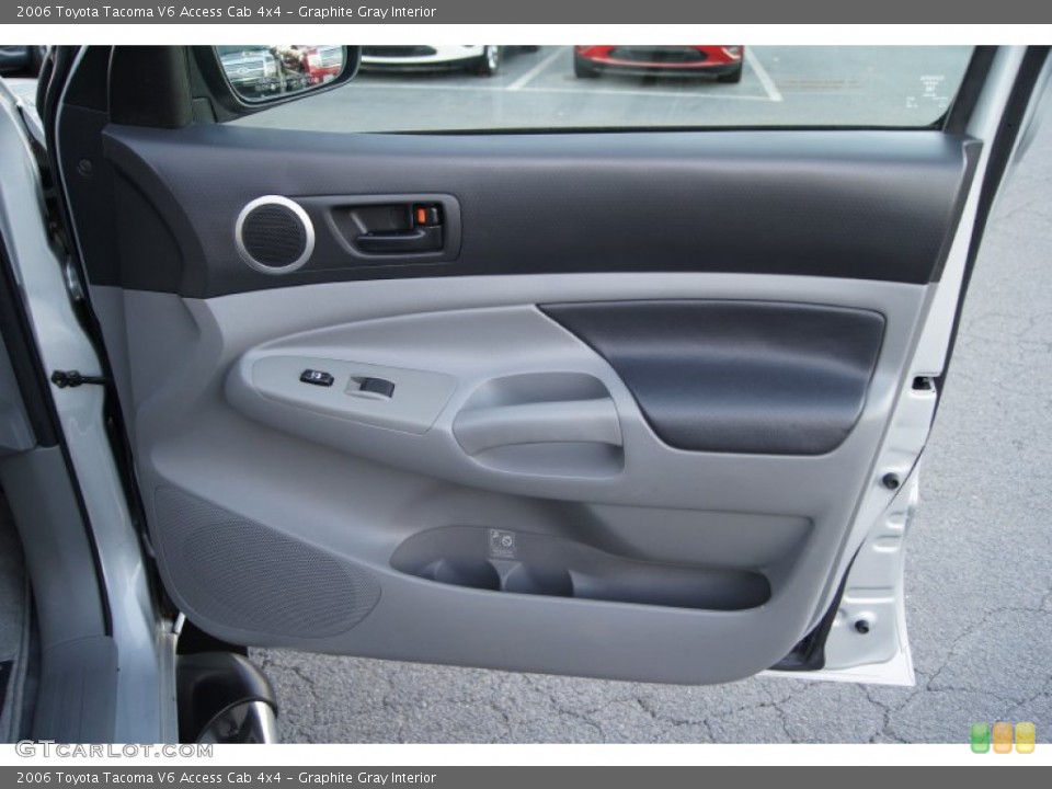 Graphite Gray Interior Door Panel for the 2006 Toyota Tacoma V6 Access Cab 4x4 #60283348