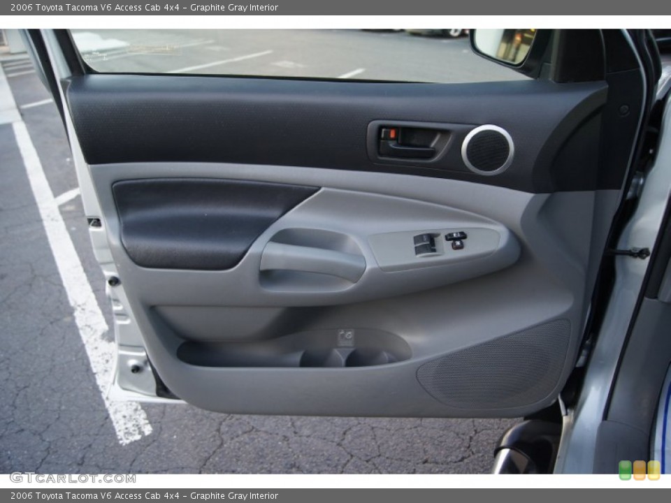 Graphite Gray Interior Door Panel for the 2006 Toyota Tacoma V6 Access Cab 4x4 #60283388