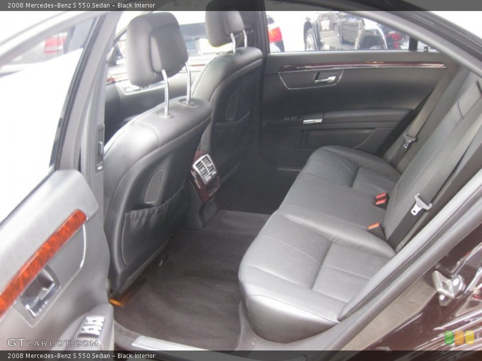 Black Interior Photo for the 2008 Mercedes-Benz S 550 Sedan #60285971
