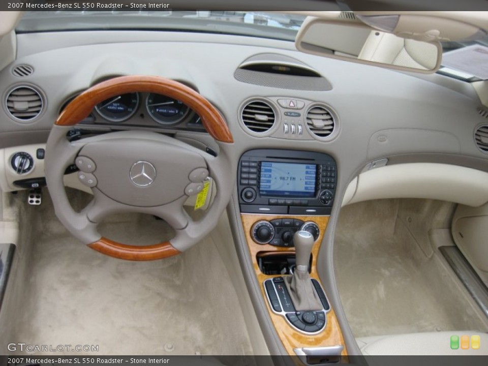 Stone Interior Dashboard for the 2007 Mercedes-Benz SL 550 Roadster #60286133