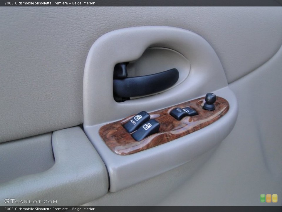 Beige Interior Controls for the 2003 Oldsmobile Silhouette Premiere #60286625