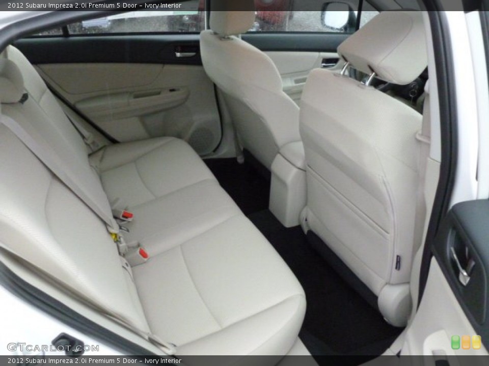 Ivory Interior Photo for the 2012 Subaru Impreza 2.0i Premium 5 Door #60290173