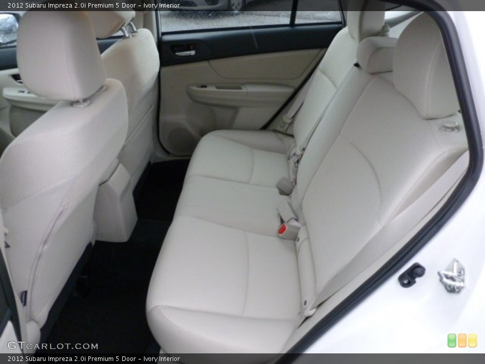 Ivory Interior Rear Seat for the 2012 Subaru Impreza 2.0i Premium 5 Door #60290189