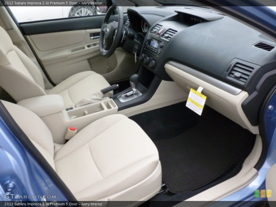 Ivory Interior Photo for the 2012 Subaru Impreza 2.0i Premium 5 Door #60290493