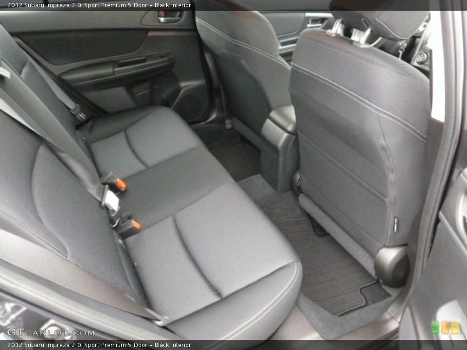 Black Interior Photo for the 2012 Subaru Impreza 2.0i Sport Premium 5 Door #60290702