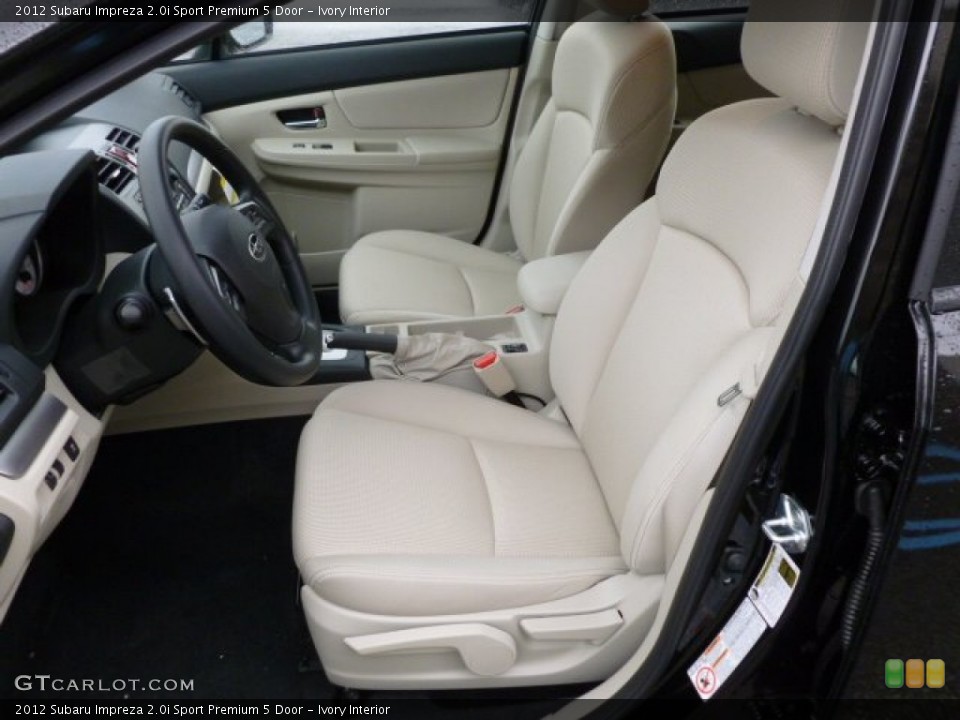 Ivory Interior Front Seat for the 2012 Subaru Impreza 2.0i Sport Premium 5 Door #60291295