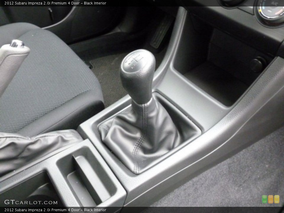 Black Interior Transmission for the 2012 Subaru Impreza 2.0i Premium 4 Door #60292136