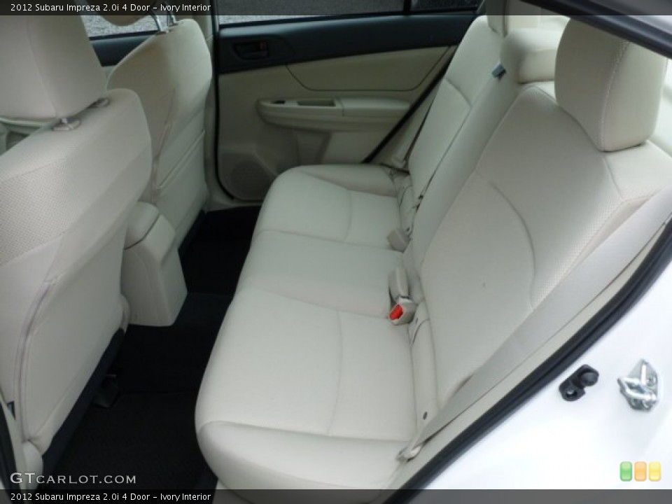 Ivory Interior Photo for the 2012 Subaru Impreza 2.0i 4 Door #60292358