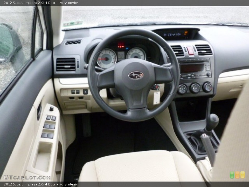 Ivory Interior Photo for the 2012 Subaru Impreza 2.0i 4 Door #60292364