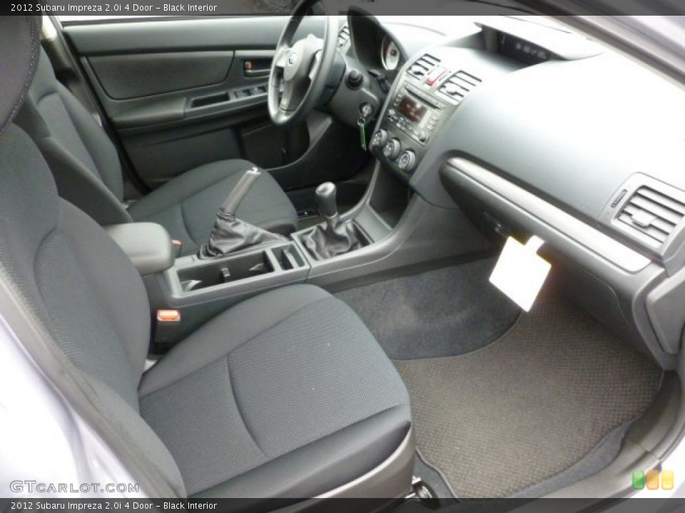 Black Interior Photo for the 2012 Subaru Impreza 2.0i 4 Door #60292517