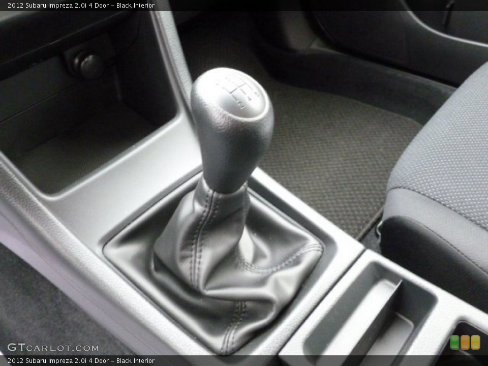 Black Interior Transmission for the 2012 Subaru Impreza 2.0i 4 Door #60292583