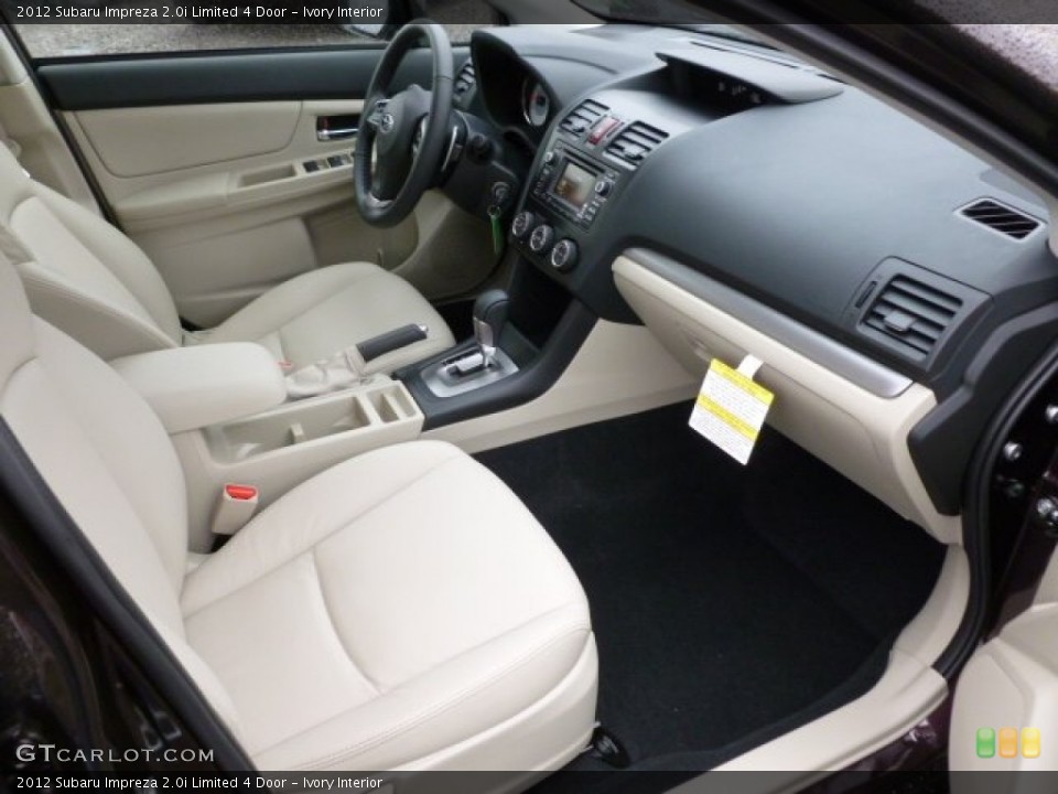 Ivory Interior Photo for the 2012 Subaru Impreza 2.0i Limited 4 Door #60292878