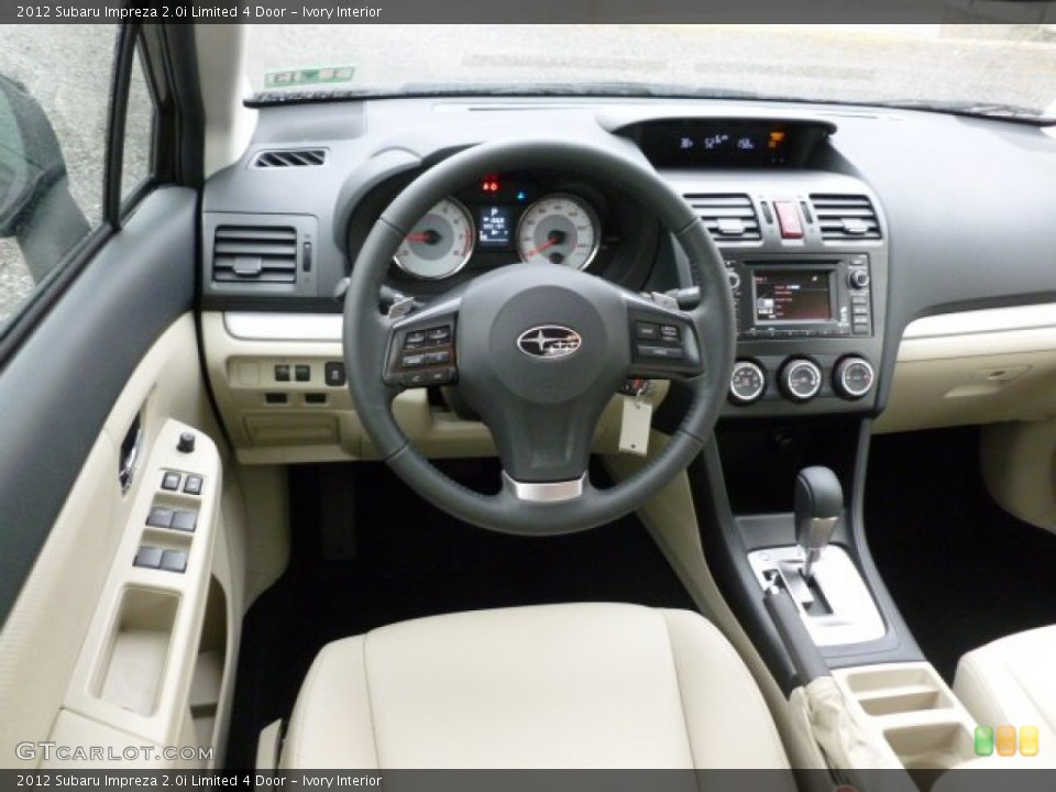 Ivory Interior Photo for the 2012 Subaru Impreza 2.0i Limited 4 Door #60292919