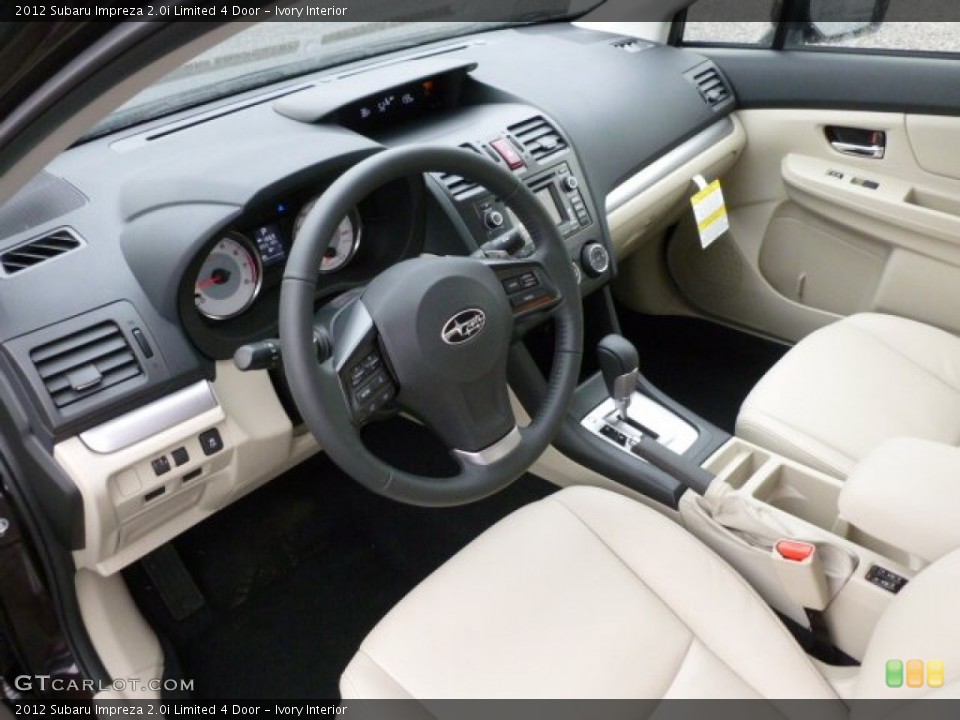Ivory Interior Prime Interior for the 2012 Subaru Impreza 2.0i Limited 4 Door #60292937