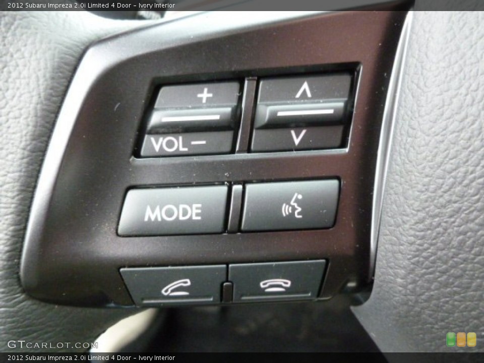 Ivory Interior Controls for the 2012 Subaru Impreza 2.0i Limited 4 Door #60292955