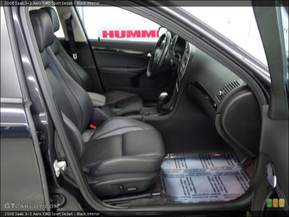 Black Interior Photo for the 2008 Saab 9-3 Aero XWD Sport Sedan #60293720