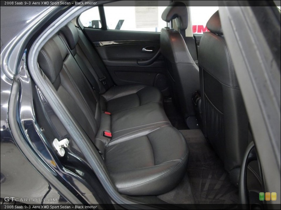Black Interior Photo for the 2008 Saab 9-3 Aero XWD Sport Sedan #60293738