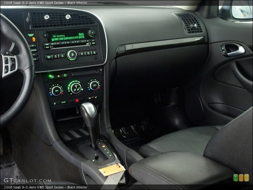 Black Interior Dashboard for the 2008 Saab 9-3 Aero XWD Sport Sedan #60293810