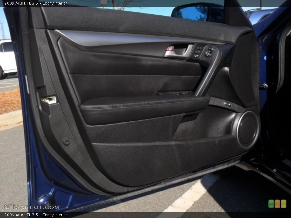 Ebony Interior Door Panel for the 2009 Acura TL 3.5 #60294548