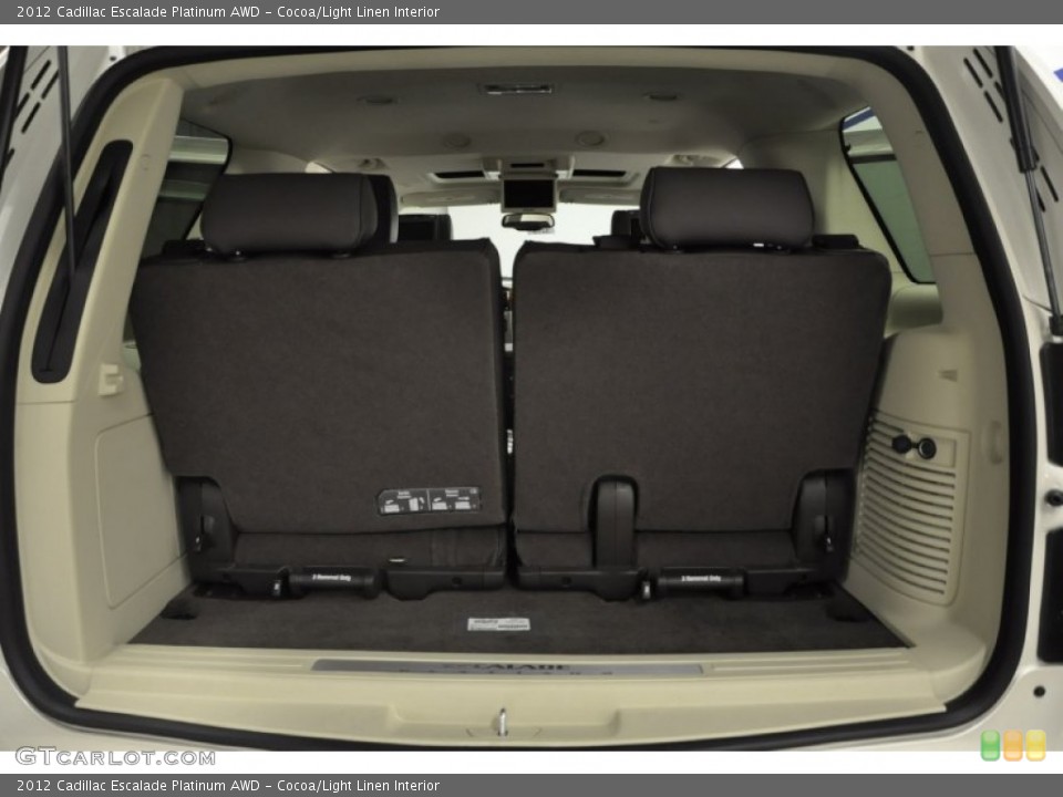 Cocoa/Light Linen Interior Trunk for the 2012 Cadillac Escalade Platinum AWD #60296145