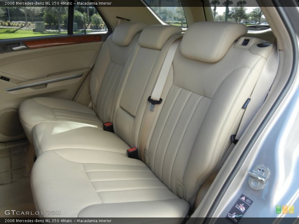 Macadamia Interior Rear Seat for the 2008 Mercedes-Benz ML 350 4Matic #60296339