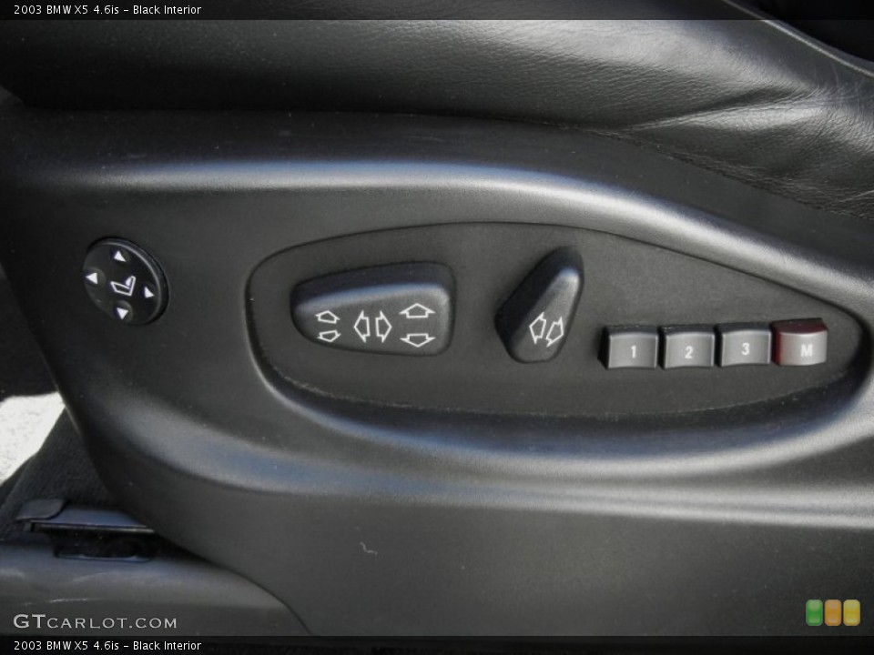 Black Interior Controls for the 2003 BMW X5 4.6is #60297656