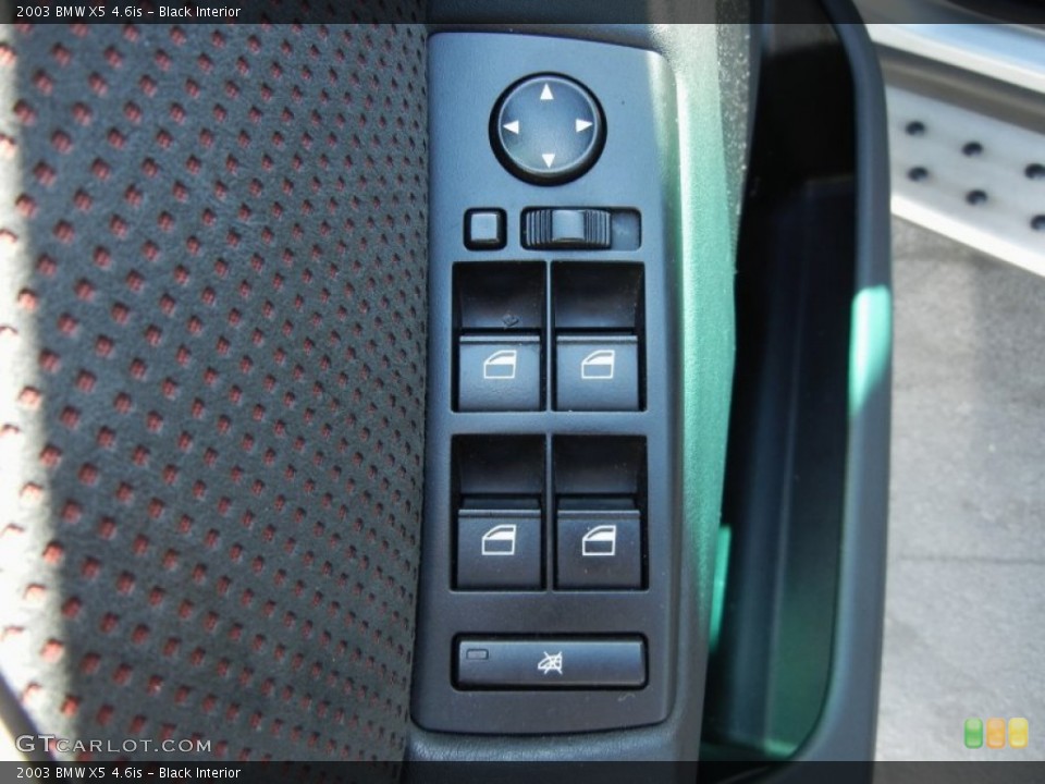 Black Interior Controls for the 2003 BMW X5 4.6is #60297662
