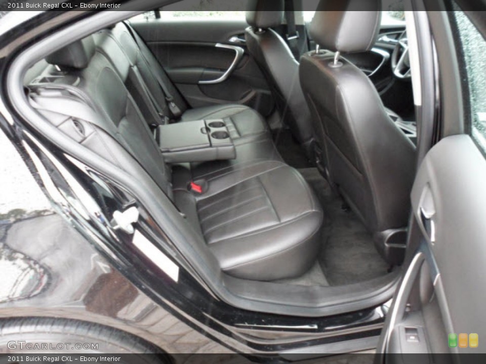 Ebony Interior Photo for the 2011 Buick Regal CXL #60302600