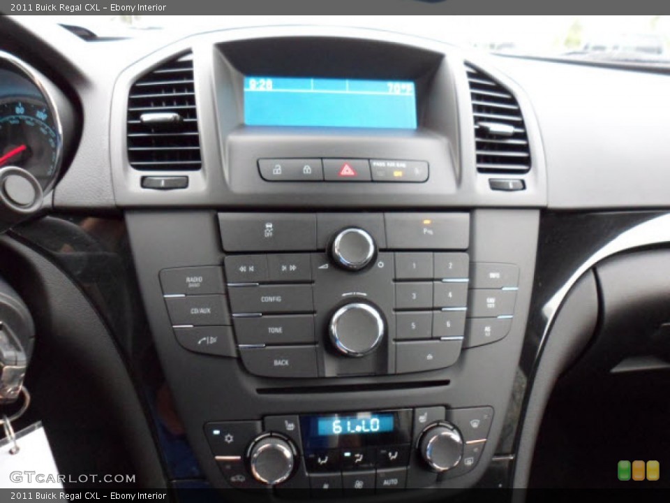 Ebony Interior Controls for the 2011 Buick Regal CXL #60302774