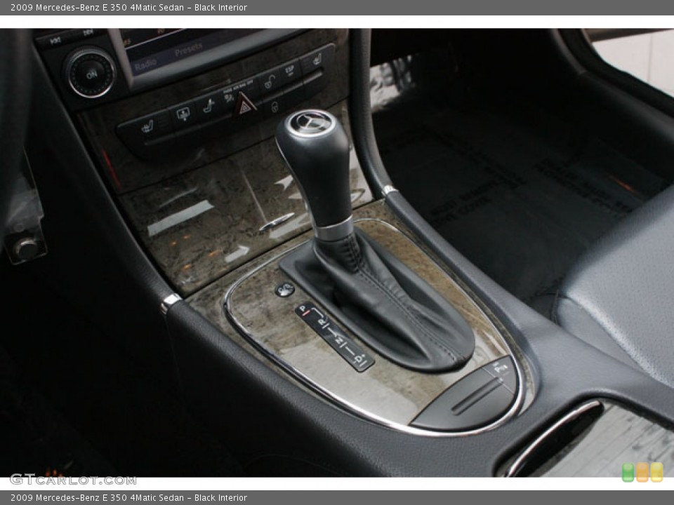 Black Interior Transmission for the 2009 Mercedes-Benz E 350 4Matic Sedan #60303257