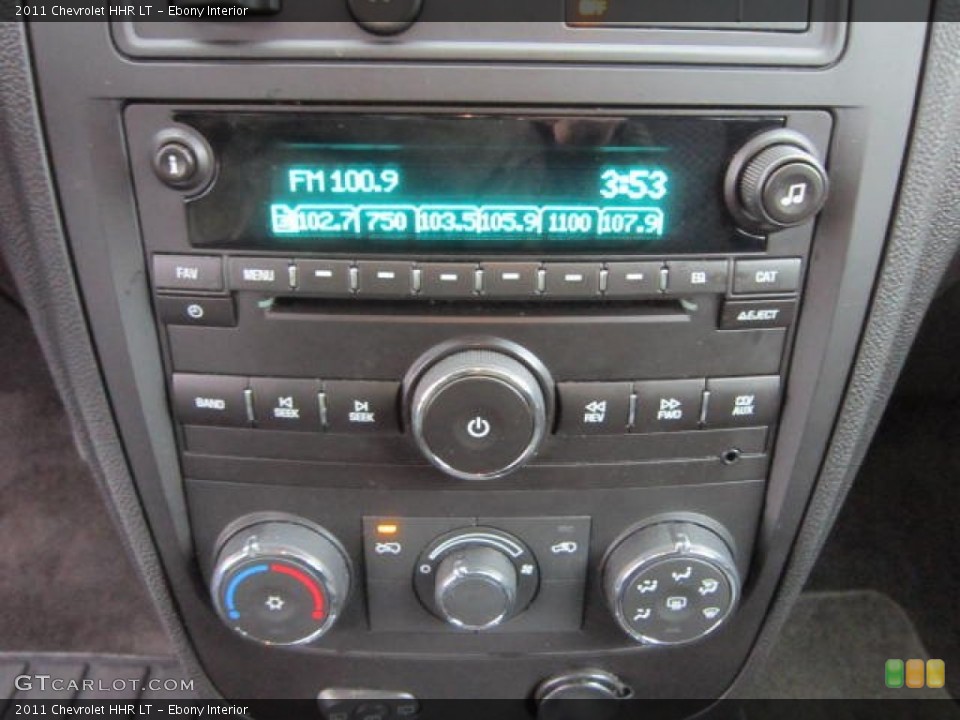 Ebony Interior Controls for the 2011 Chevrolet HHR LT #60303752