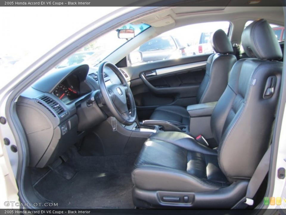 Black Interior Photo for the 2005 Honda Accord EX V6 Coupe #60304475
