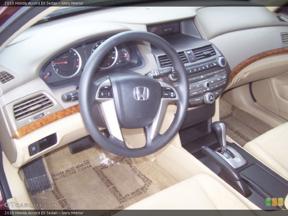 Ivory Interior Dashboard for the 2010 Honda Accord EX Sedan #60306176